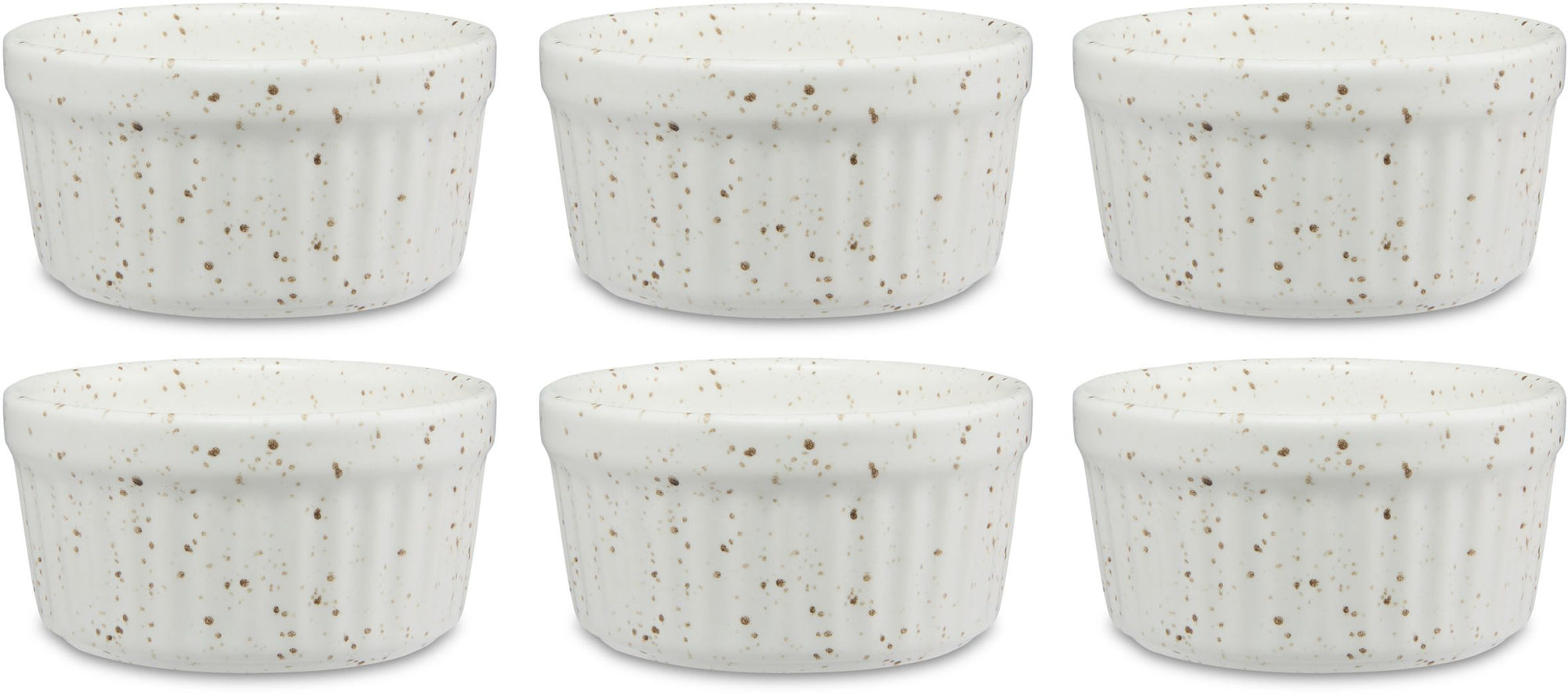 Speckle Ramekin 8.5cm Set of 6 – Cream – Maxwell & Williams