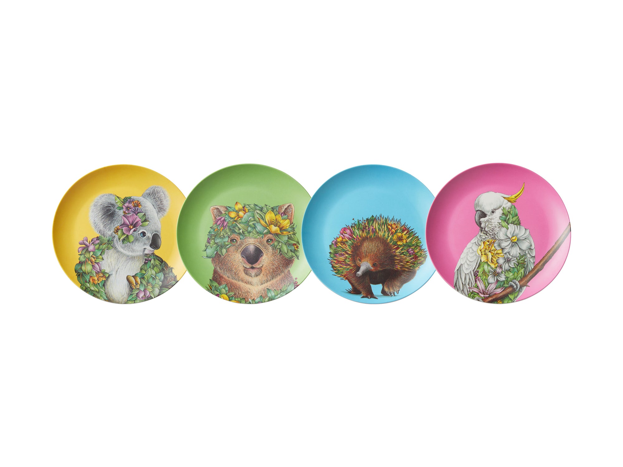 Wild Planet Bamboo Plate 20cm Set of 4