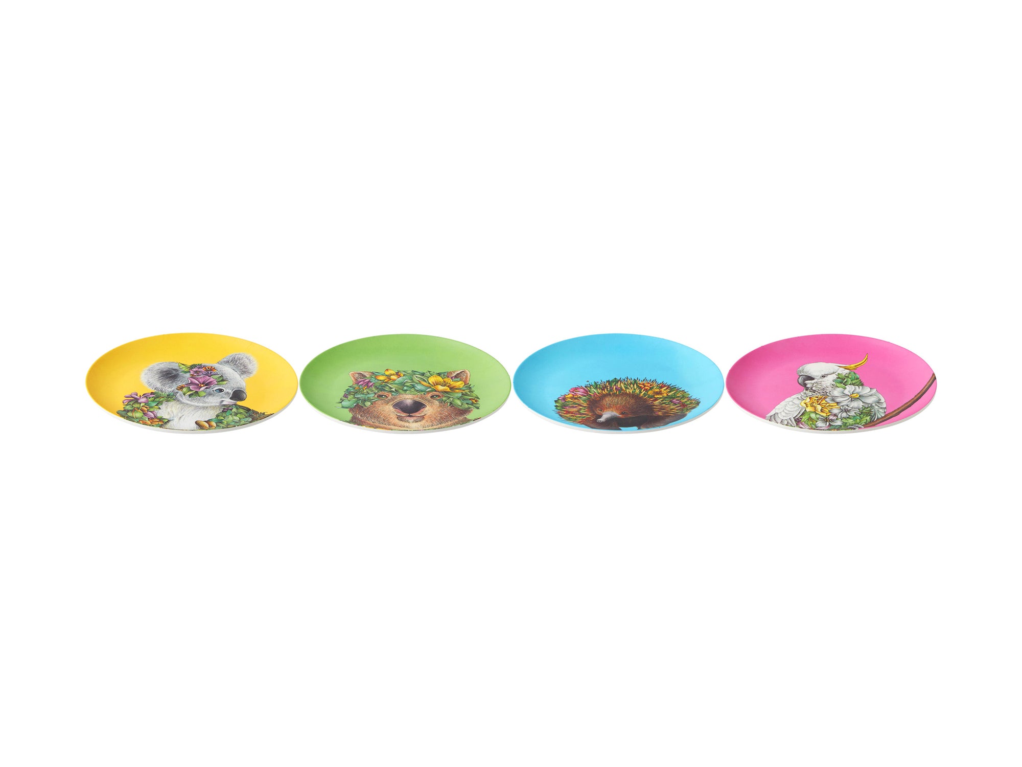 Wild Planet Bamboo Plate 20cm Set of 4