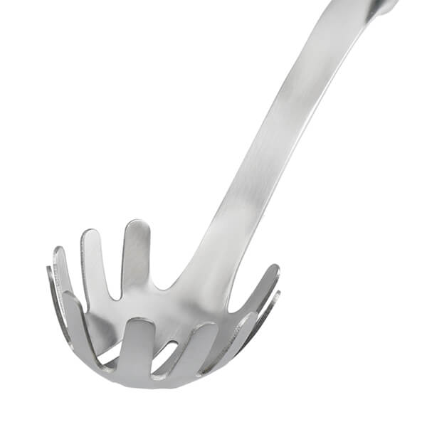 KitchenAid Stainless Steel Pasta Fork angle view - hanging storage hook