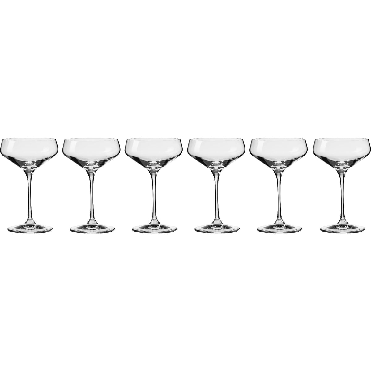Krosno Avant-Garde Cocktail Glass Set of 6 230ml Clear - cocktail glassware