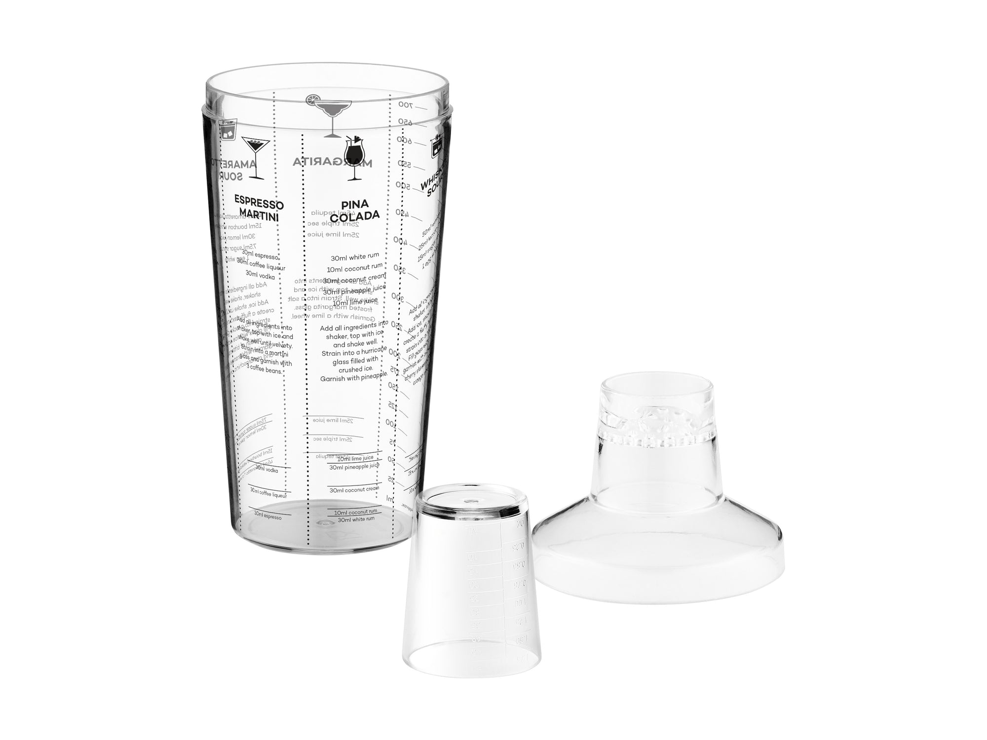 Cocktail & Co Cocktail Recipe Shaker 700ML