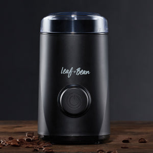 Leaf & Bean coffee grinder detail view