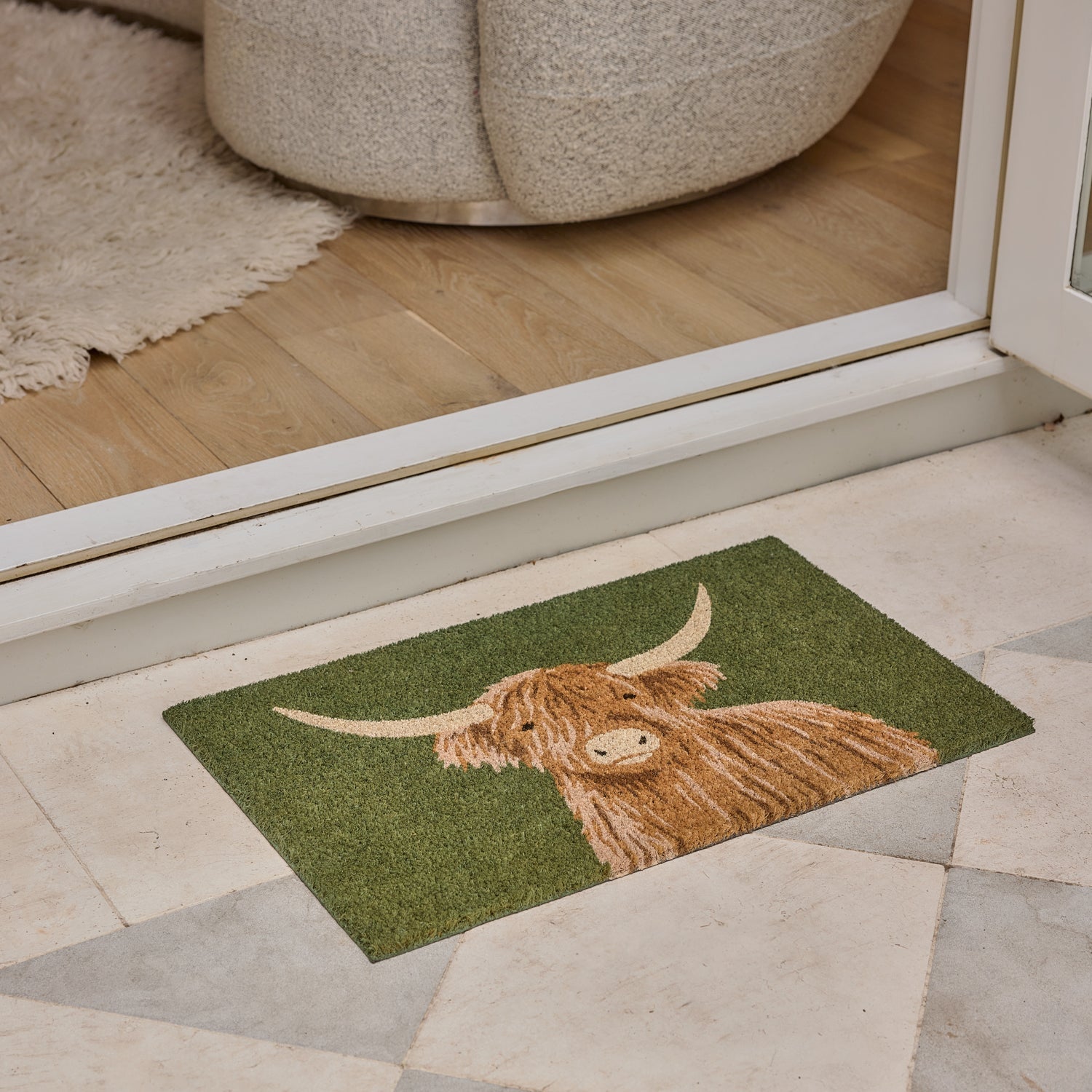 Doormat 45x75cm – Highland Cow - view 2