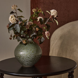 Hans vase in a styled winter setting