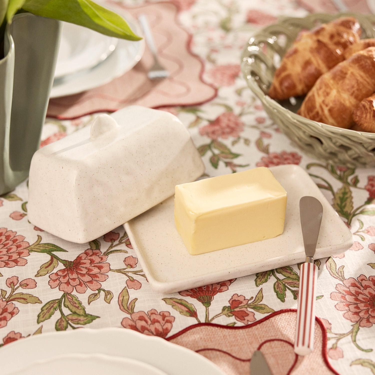 Butter Dish 21x13.5x11cm – White - view 4