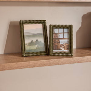Photo Frame 4x6" – Rib Olive Green - view 2