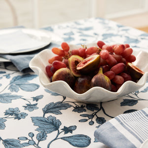 Serving Bowl 28x27x8cm – Sullivan White Wavy - view 2