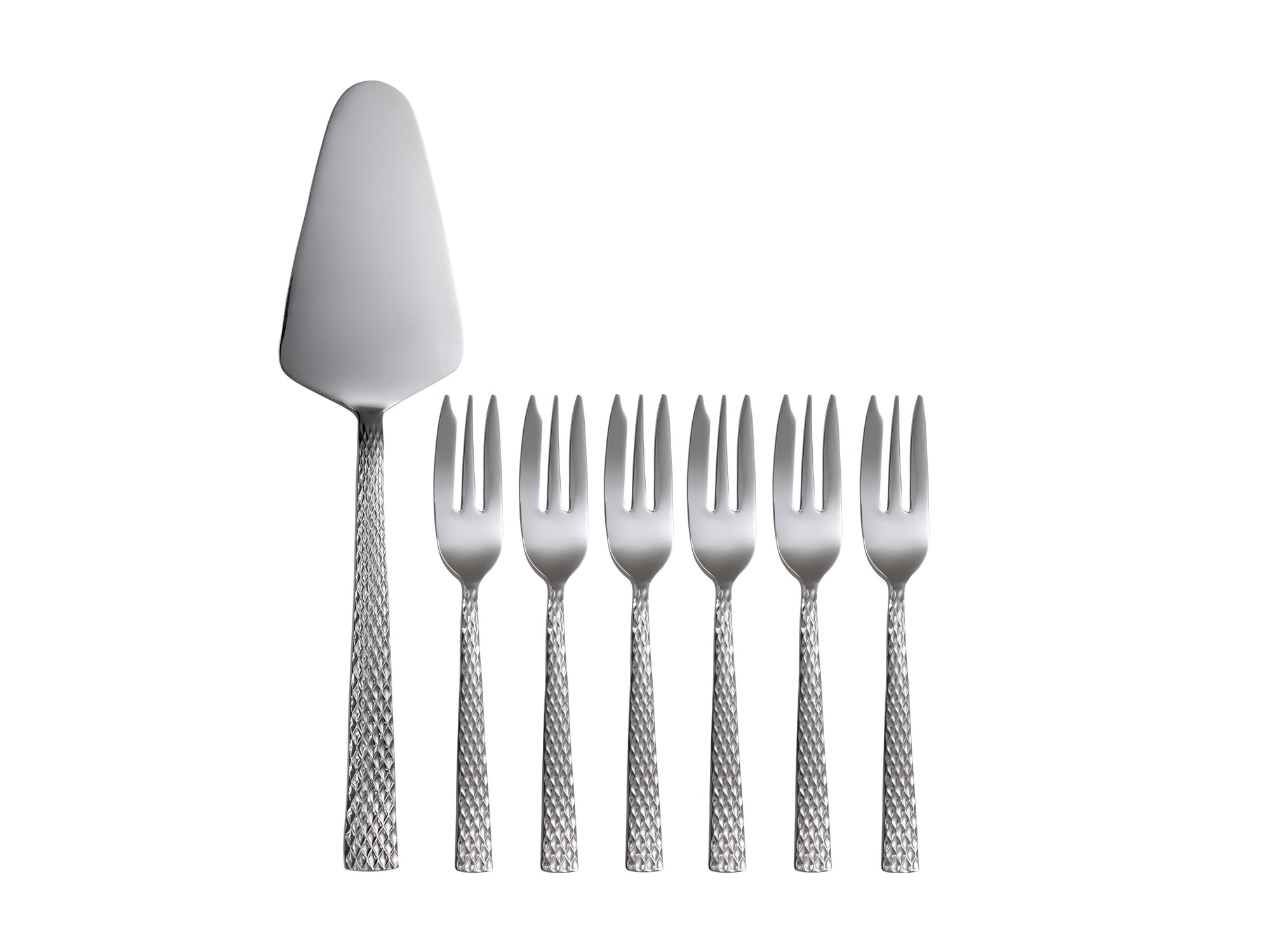 Diamonds Cake Server & Fork Set 7pc – Maxwell & Williams