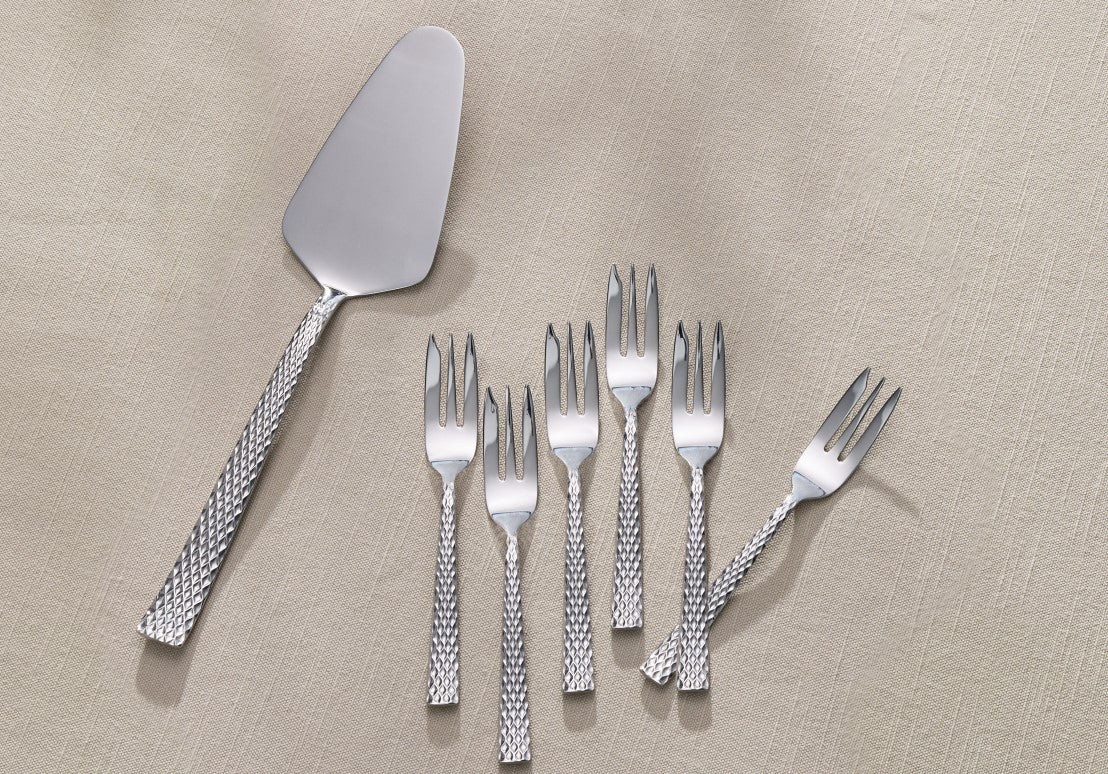 Diamonds Cake Server & Fork Set 7pc – Maxwell & Williams