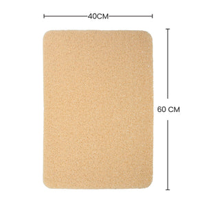 Non-Slip Shower Mat, Latte – White Magic, 60 x 40cm