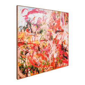 Trend Warm Flare Framed Canvas - alternate view
