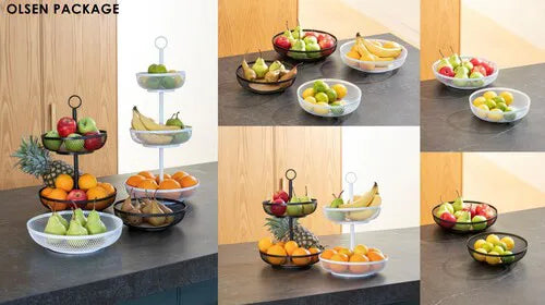 Olsen Mesh Fruit Basket 3-Tier – Ladelle