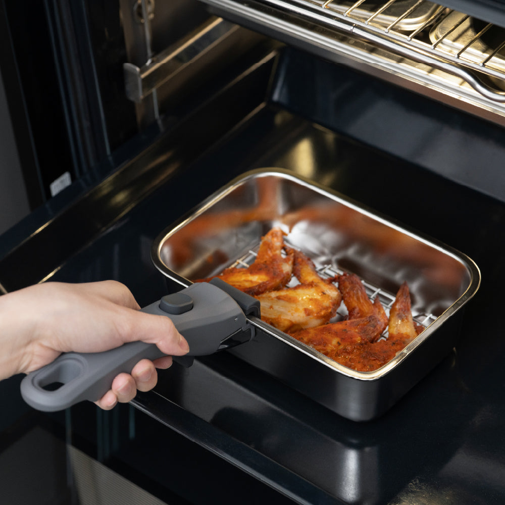 Prepara LIFT handle lifestyle view — kitchen storage accessory