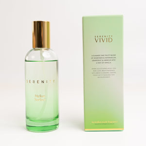 Serenity Vivid Melon Sorbet 100ml Room Spray with gift box - home fragrance