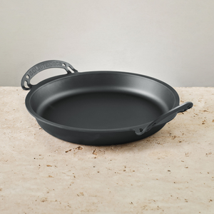 Solidteknics AUS-ION 30cm Bigga Pan dual handle wrought iron skillet