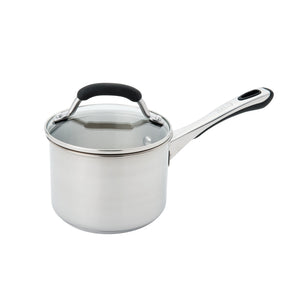 RACO Contemporary Stainless Steel Saucepan 18cm/2.8L Silver - induction-compatible cookware