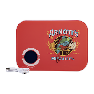 Rojo Arnott's Rechargeable Digital Kitchen Scale 10kg Red - USB-C kitchen scale