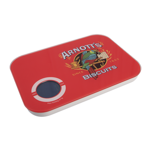 Rojo Arnott's Rechargeable Digital Kitchen Scale 10kg Red - USB-C kitchen scale