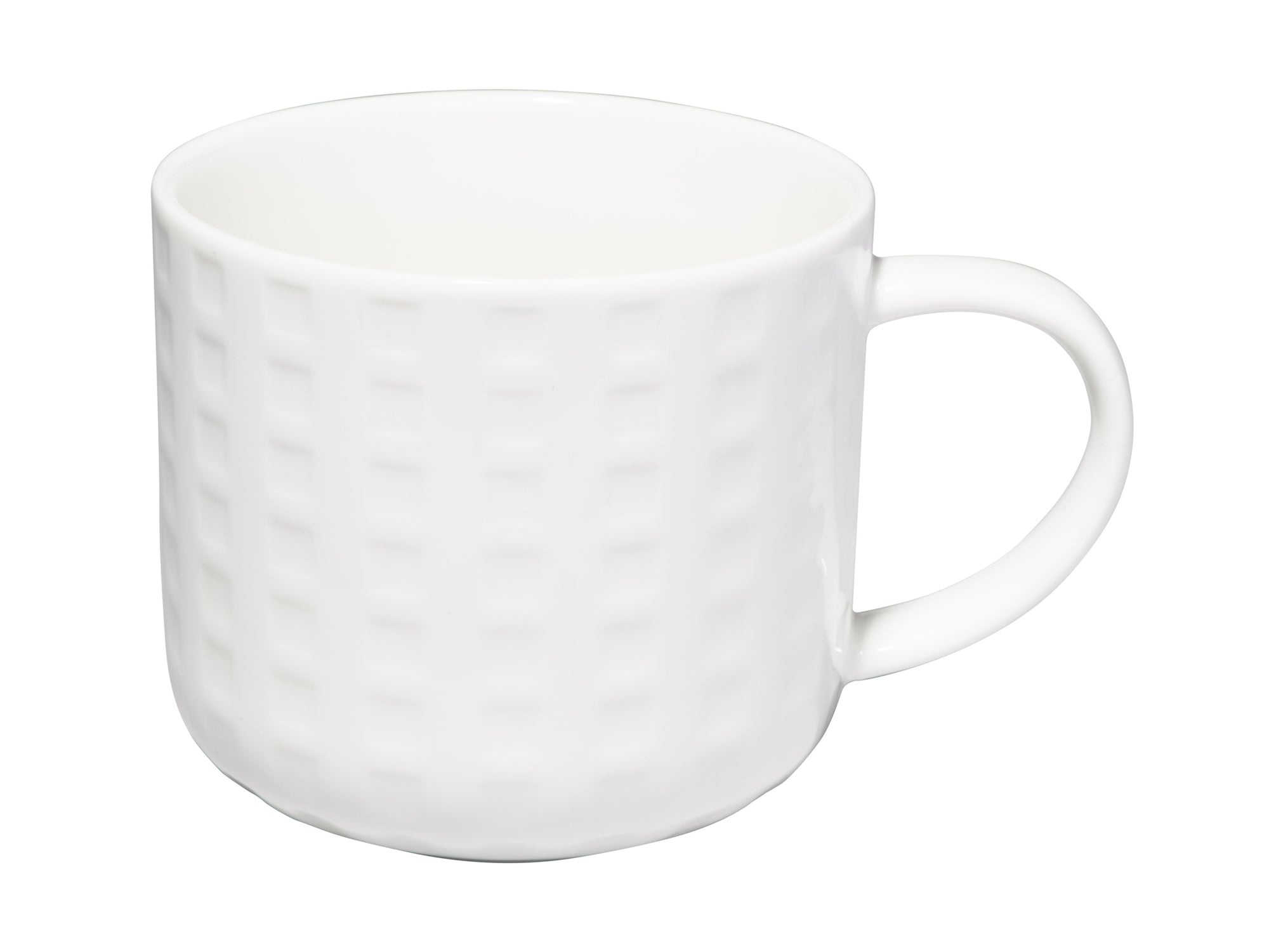 White Basics Mug 440ml Grid – Maxwell & Williams