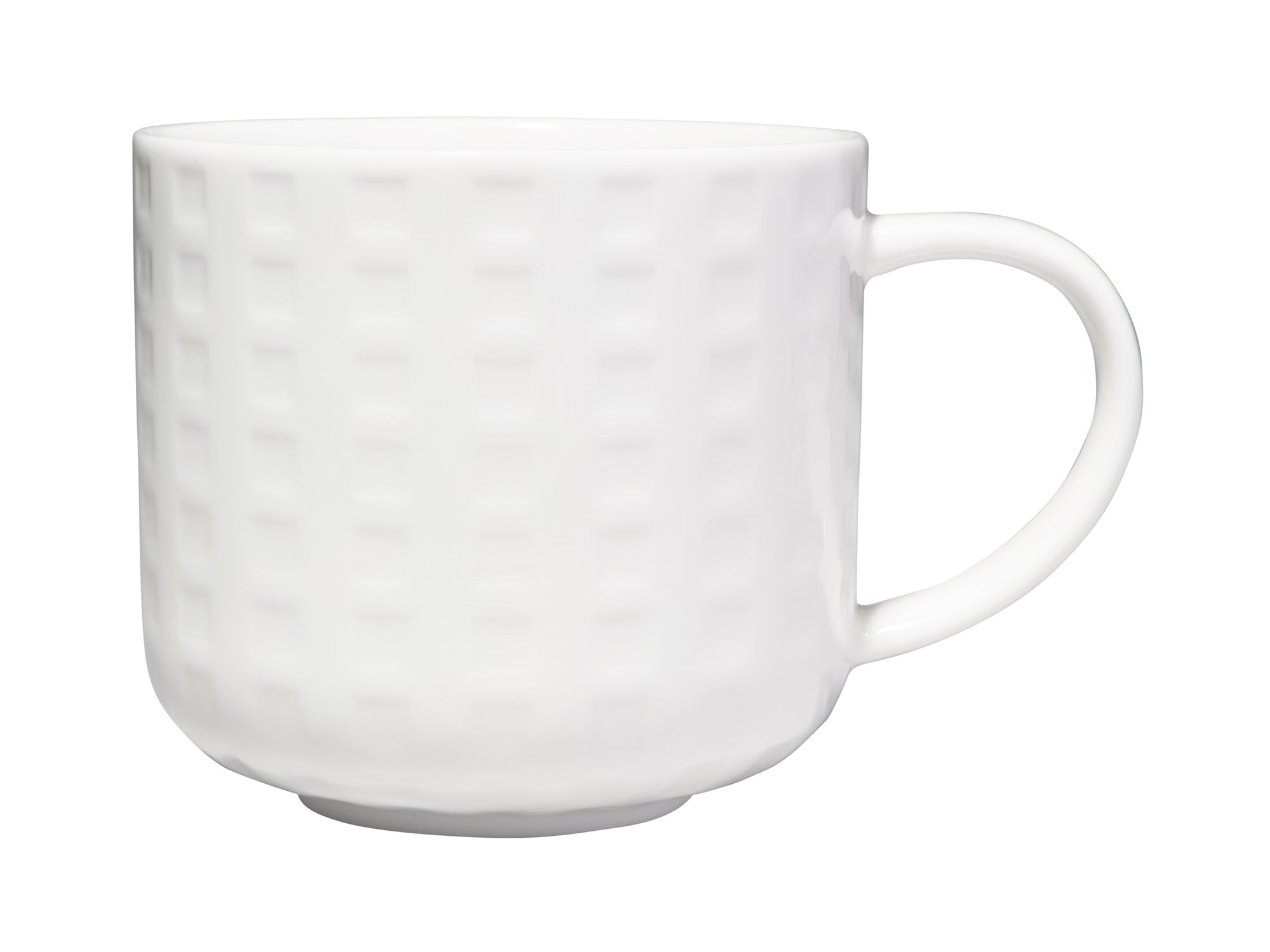 White Basics Mug 440ml Grid – Maxwell & Williams