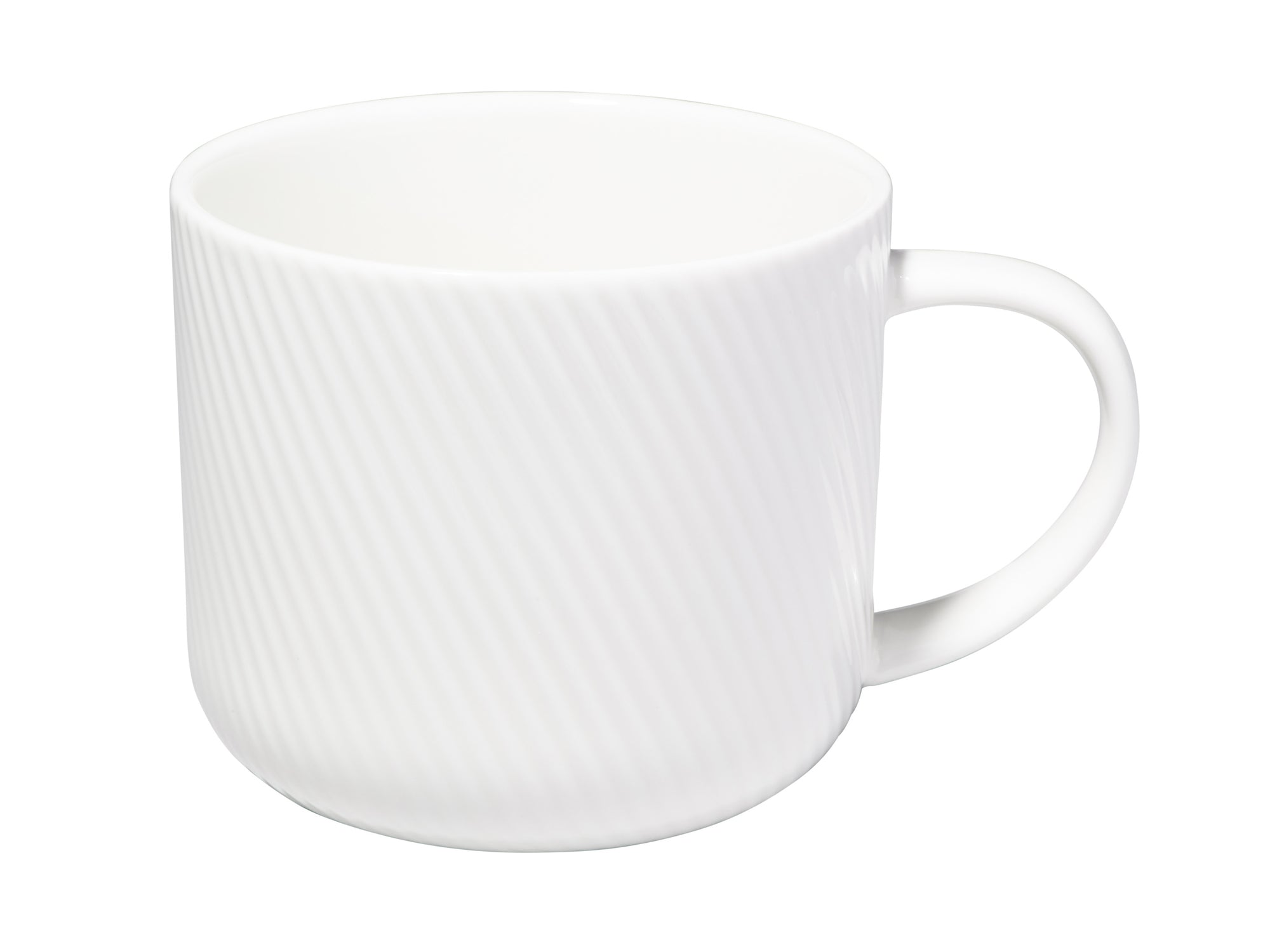 White Basics Mug 440ml Swirl – Maxwell & Williams