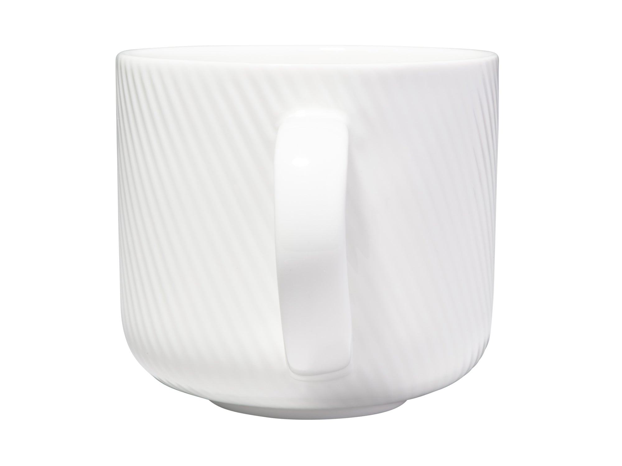 White Basics Mug 440ml Swirl – Maxwell & Williams
