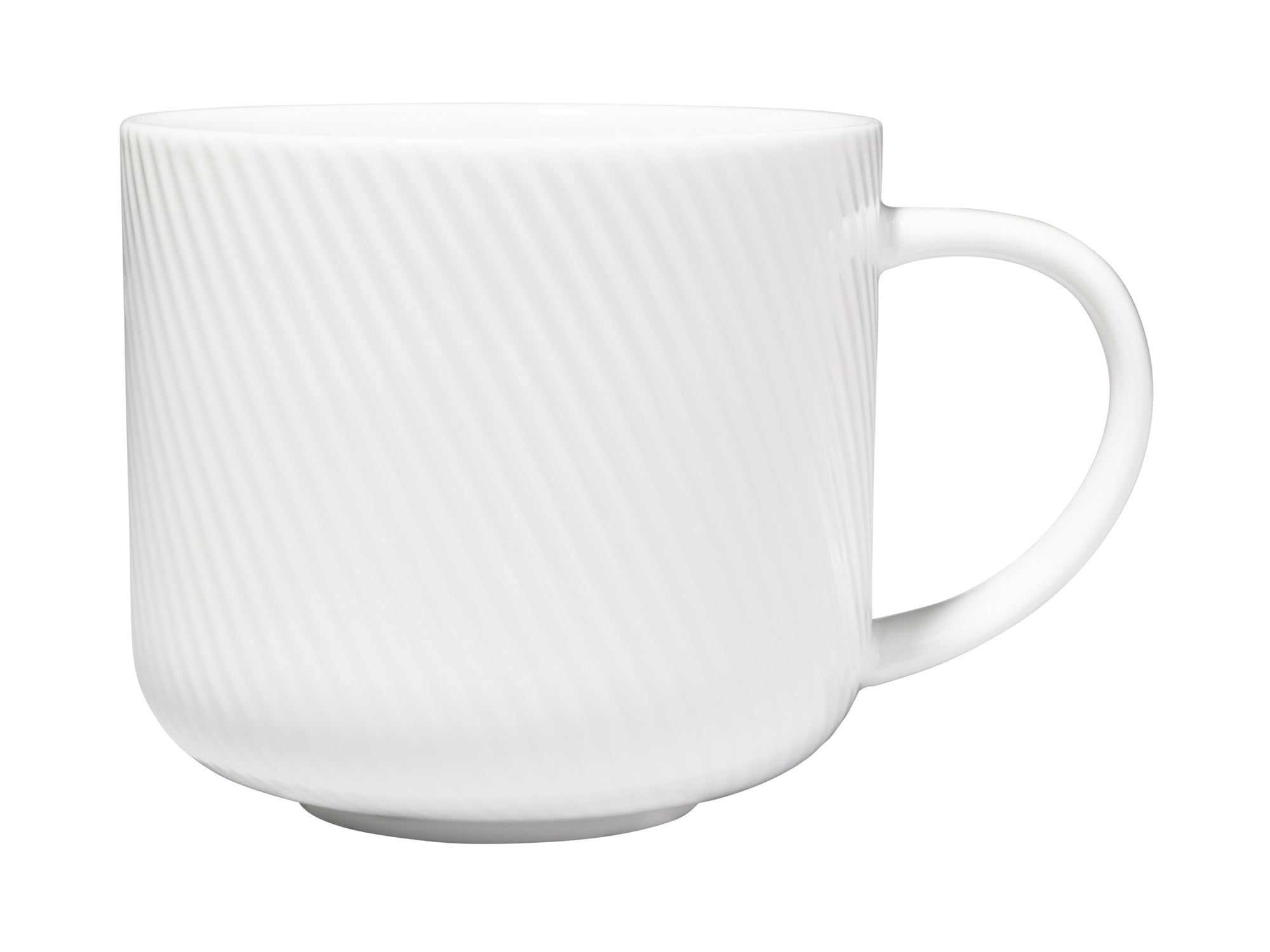 White Basics Mug 440ml Swirl – Maxwell & Williams