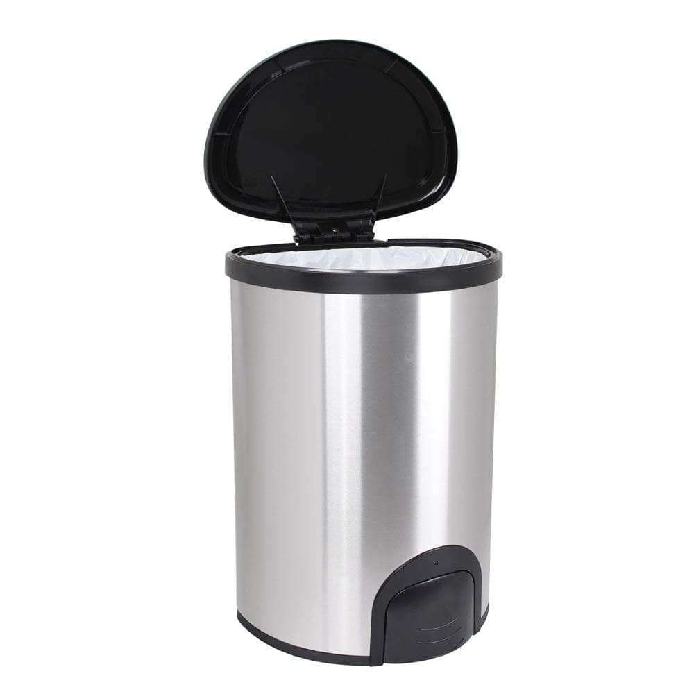 White Magic Smart Bin 20L open view — foot-activated sensor lid