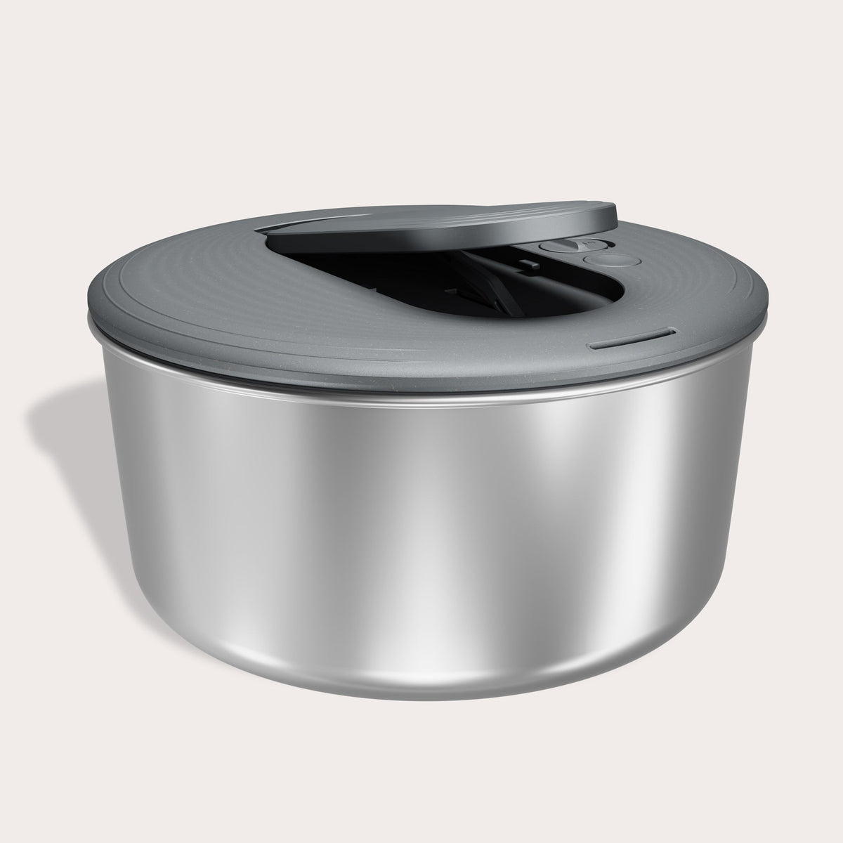 Zyliss Swift Dry Salad Spinner Large Stainless Steel - kitchen salad prep