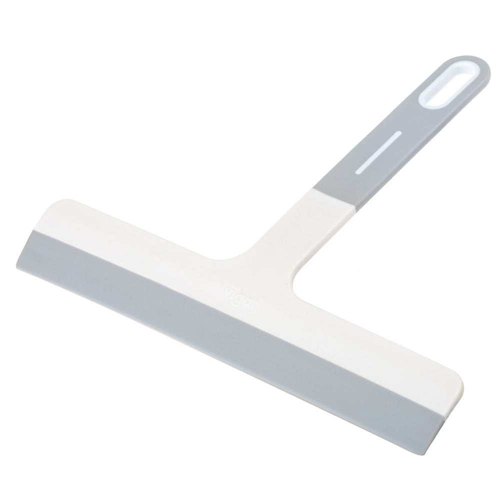 White Magic Vigar Basic Squeegee - handle and hanging hook detail