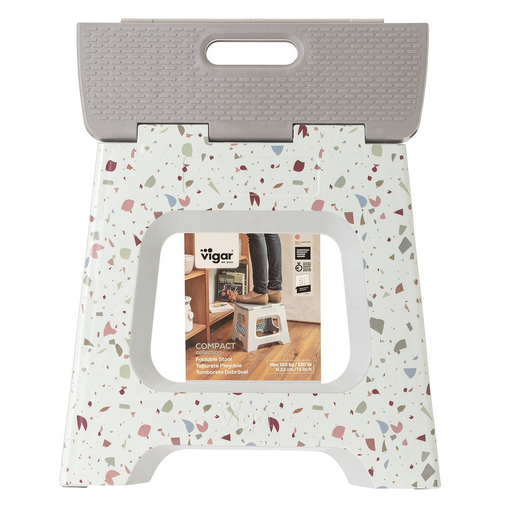 Step Stool Foldable 32cm – Terrazzo in Body – Vigar