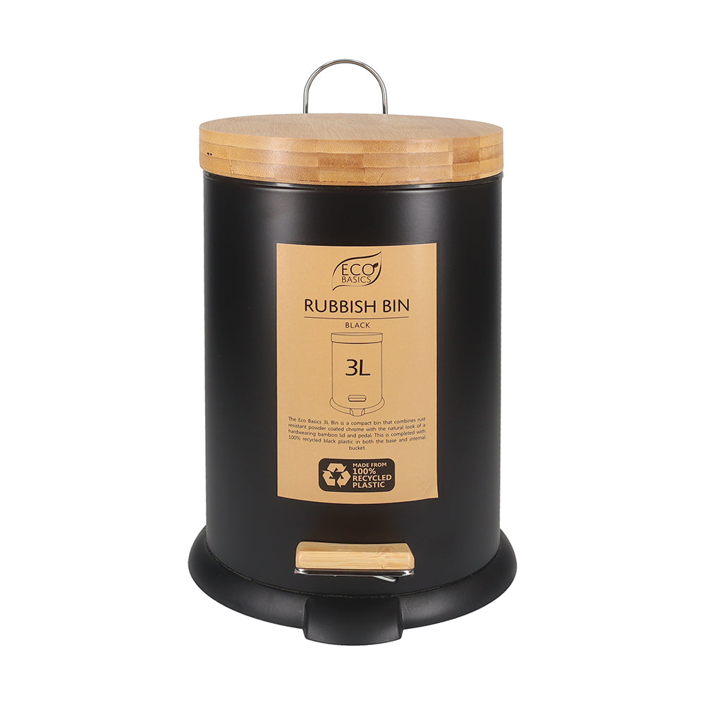 Rubbish Bin 3L White – Eco Basics White Magic