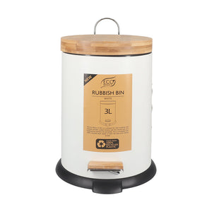 Rubbish Bin 3L White – Eco Basics White Magic