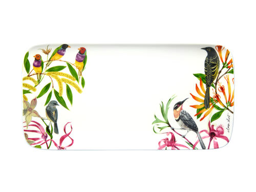 Maxwell & Williams Lyric Rectangular Platter 29x15cm Birds