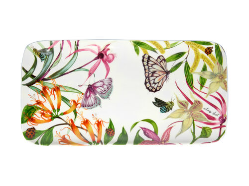 Maxwell & Williams Lyric Rectangular Platter 29x15cm Butterflies
