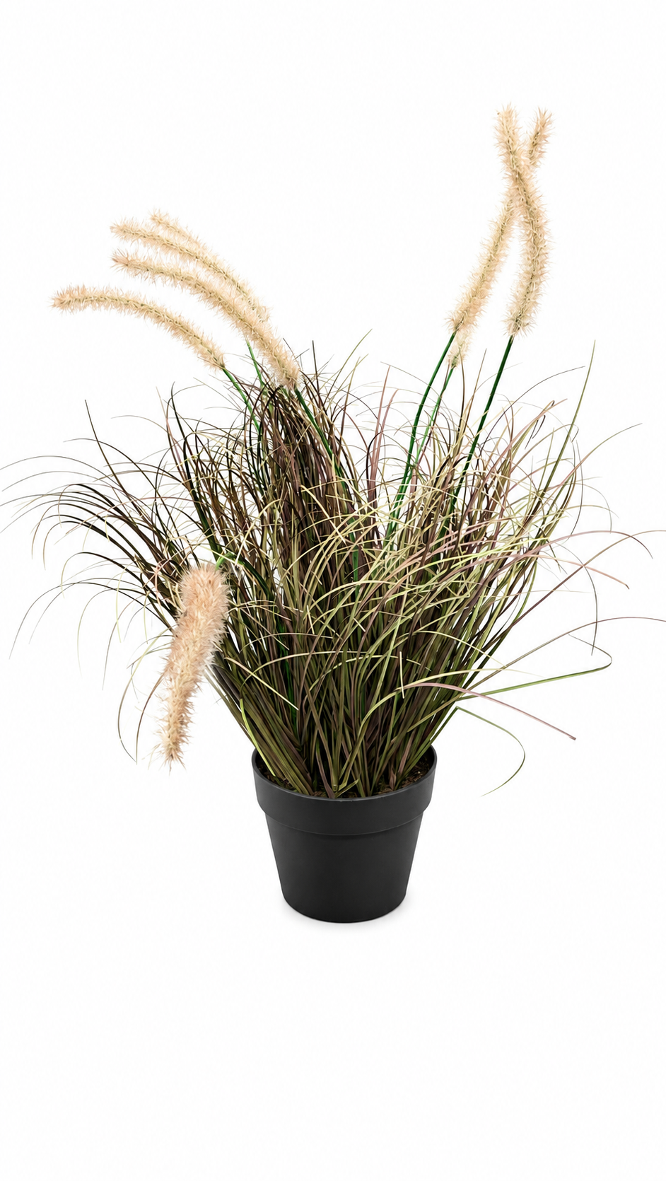 Faux Fountain Grass Pot 57cm