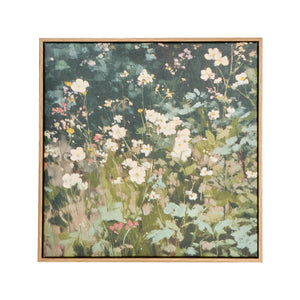 Society Home Ines Botanical Wall Art 40x40cm Green - framed botanical wall art