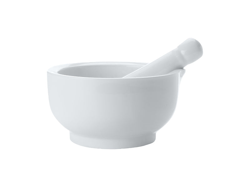 Maxwell & Williams White Basics Porcelain Mortar & Pestle