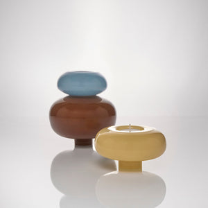 Amalfi Tutti Stack Vase 3pcs Soft Multi-Coloured - decorative vase