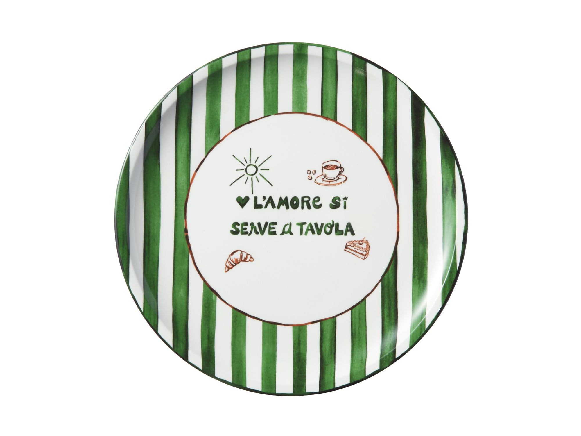 Aperitivo Club Dolce coupe serving platter 33cm – Casa Domani