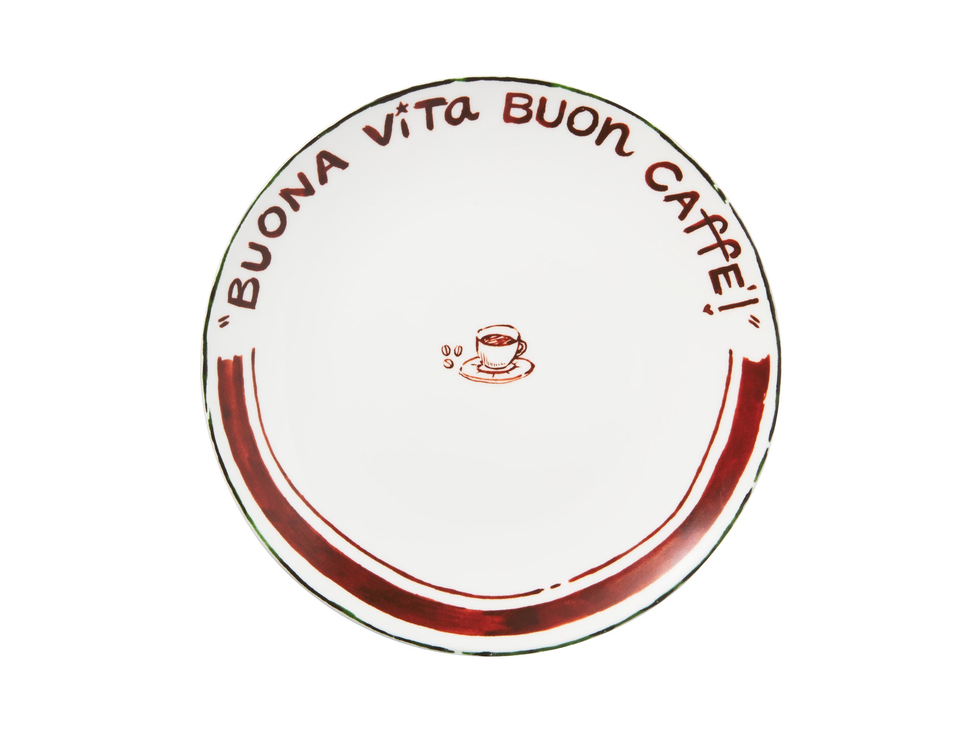 Aperitivo Club Dolce Caffe coupe side plate 19cm – Casa Domani