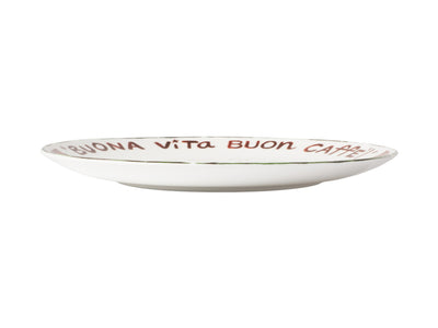 Aperitivo Club Dolce Caffe coupe side plate 19cm, side view – Casa Domani