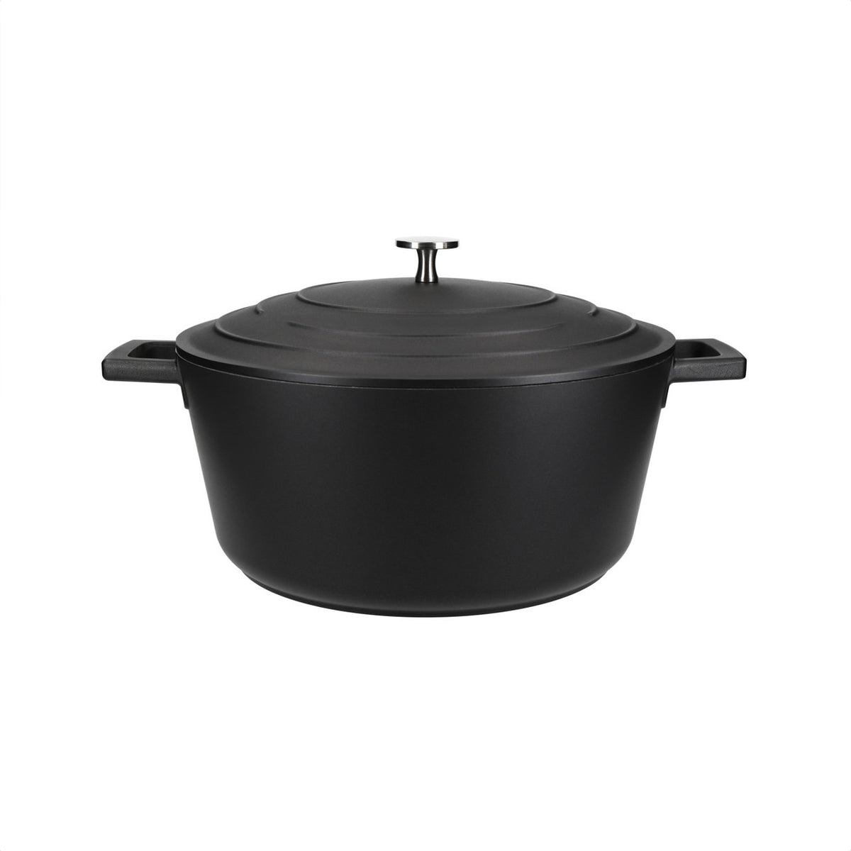 Mastercraft Cast Aluminium Casserole Dish 28cm Black - Fresh Decor