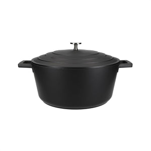 Mastercraft Cast Aluminium Casserole Dish 28cm Black - Fresh Decor