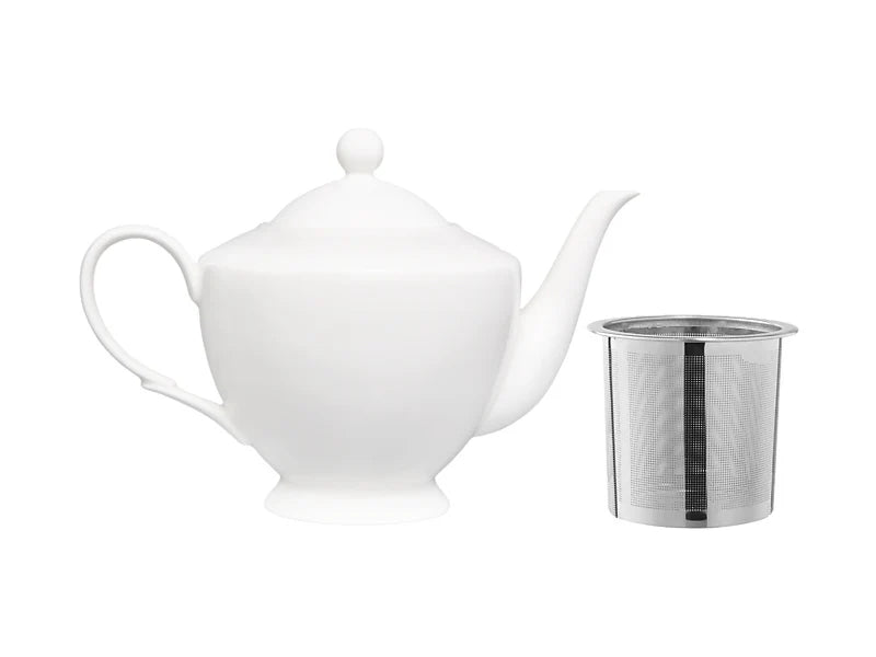 Maxwell & Williams White Basics Teapot with Infuser 1L