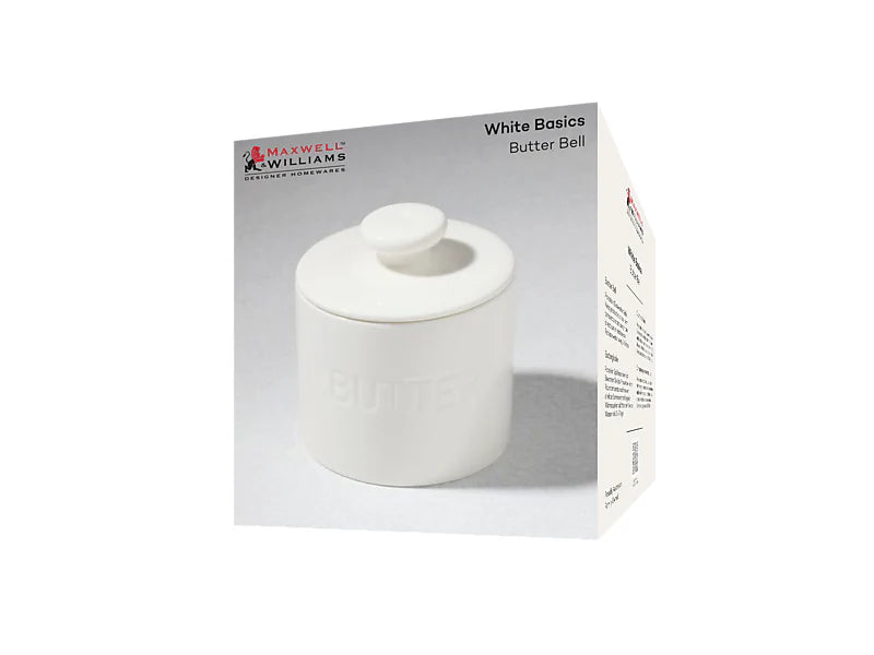 Maxwell & Williams White Basics Porcelain Butter Bell