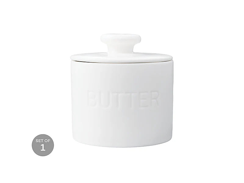 Maxwell & Williams White Basics Porcelain Butter Bell