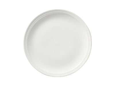 Casa Domani Cordone Round Platter 33cm White - porcelain serving platter