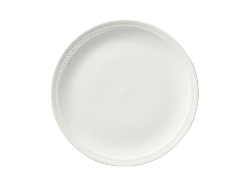 Casa Domani Cordone Round Platter 33cm White - porcelain serving platter